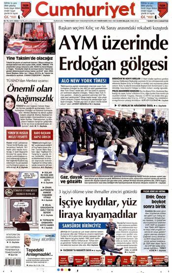 Günün gazete manşetleri (07.02.2015)