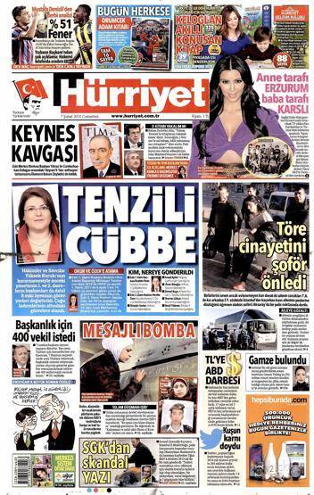 Günün gazete manşetleri (07.02.2015)