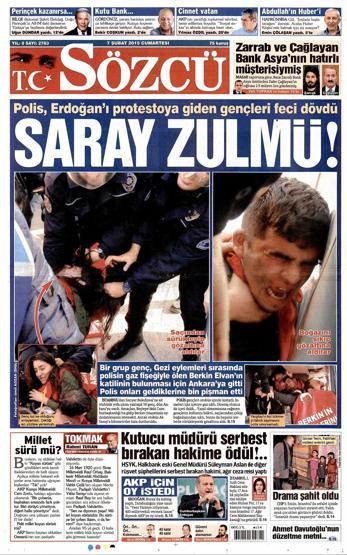 Günün gazete manşetleri (07.02.2015)