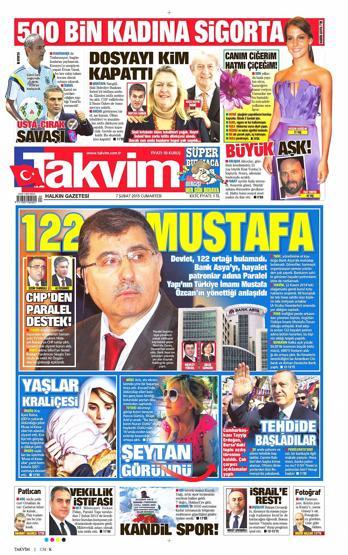 Günün gazete manşetleri (07.02.2015)