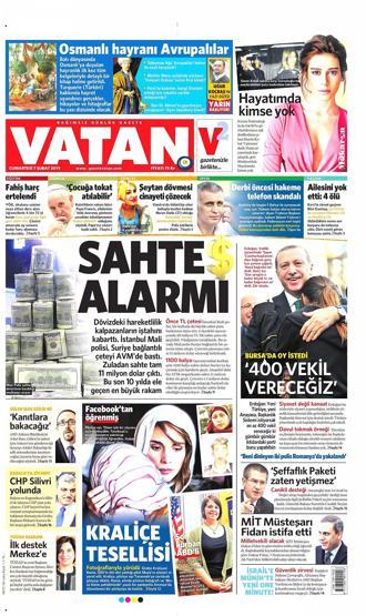Günün gazete manşetleri (07.02.2015)