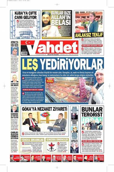 Günün gazete manşetleri (07.02.2015)