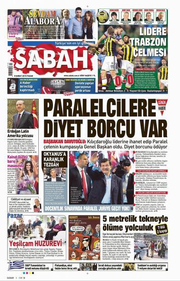 Gazete manşetleri (08.02.2015)