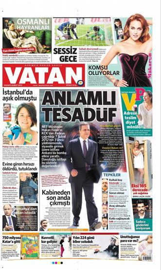 Gazete manşetleri (08.02.2015)