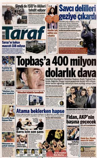 Gazete manşetleri (08.02.2015)