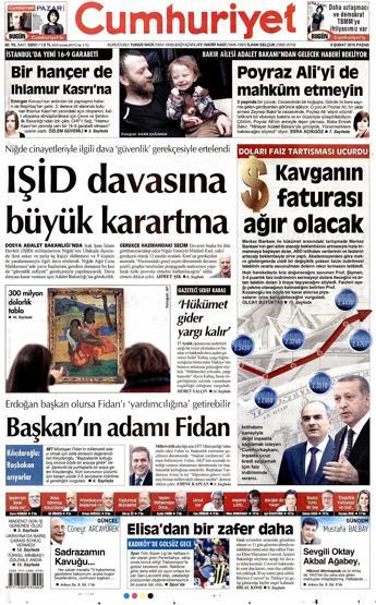 Gazete manşetleri (08.02.2015)