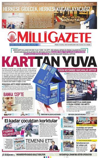 Gazete manşetleri (08.02.2015)