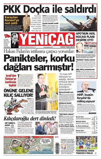 Gazete manşetleri (08.02.2015)