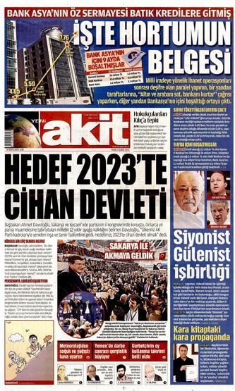 Gazete manşetleri (08.02.2015)