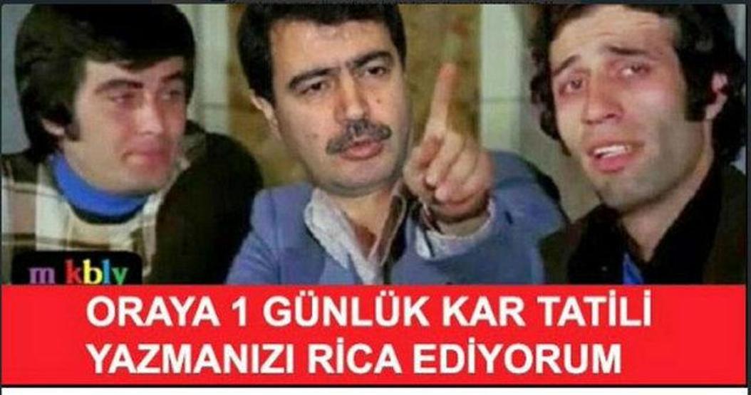 Okullar tatil oldu sosyal medya yıkıldı