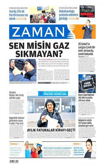 Gazete manşetleri (13 Şubat 2015)