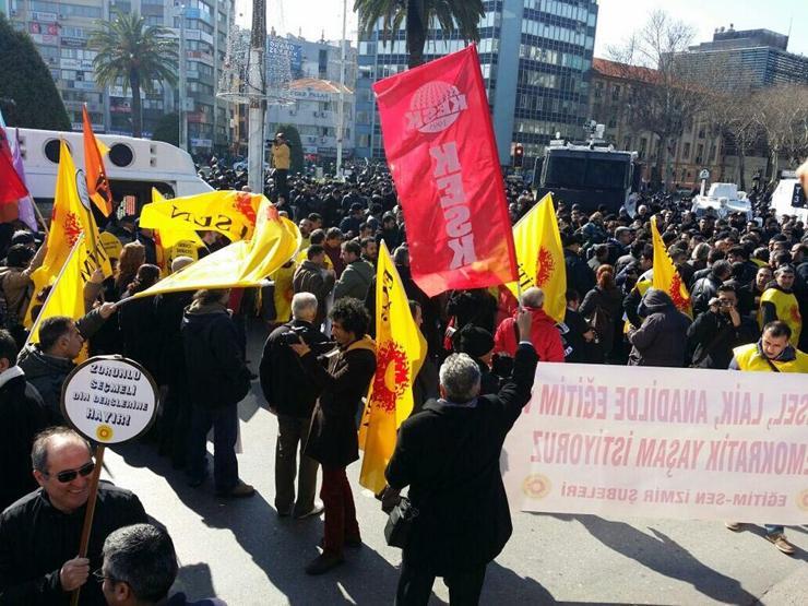 Laik eğitim için okul boykotu eylemi