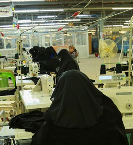 IŞİDin çarşaf fabrikası