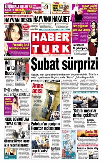 Gazete manşetleri (14.02.2015)