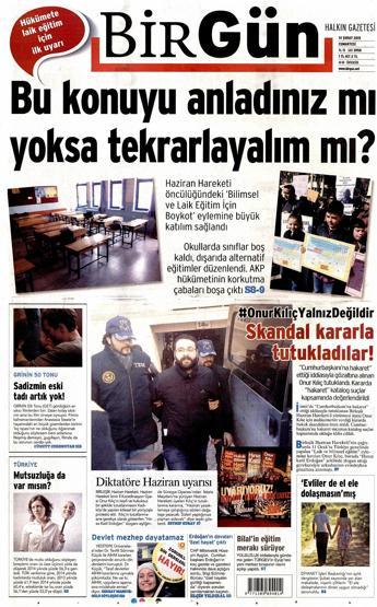 Gazete manşetleri (14.02.2015)