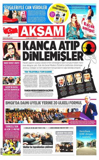Gazete manşetleri (14.02.2015)