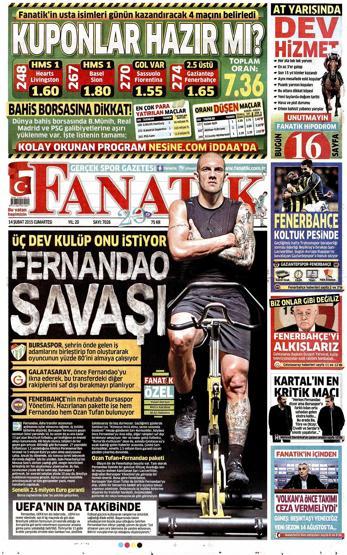 Gazete manşetleri (14.02.2015)
