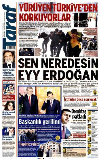 Gazete manşetleri (14.02.2015)