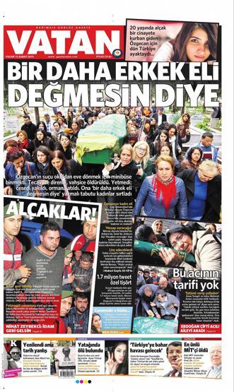 Gazete manşetleri (15-02-2015)