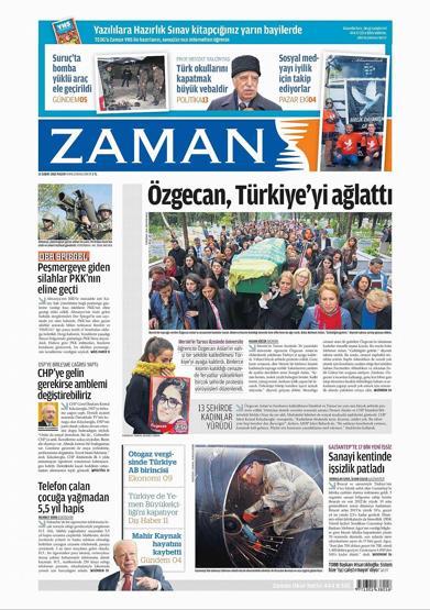 Gazete manşetleri (15-02-2015)