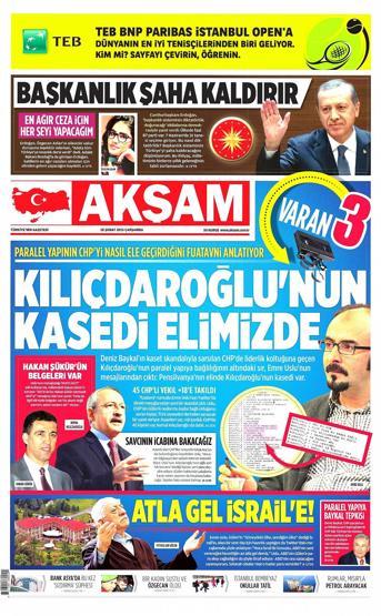 Gazete manşetleri (18 Şubat 2015)
