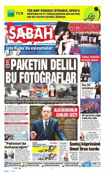 Gazete manşetleri (18 Şubat 2015)