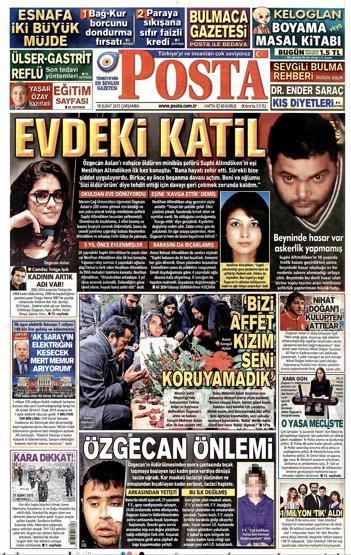 Gazete manşetleri (18 Şubat 2015)