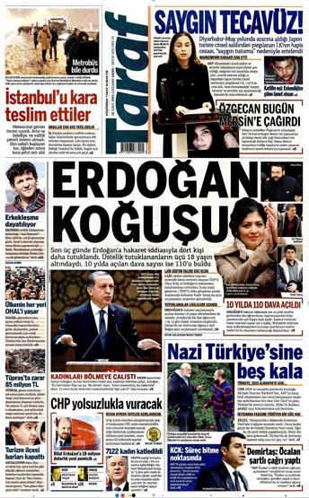 Gazete manşetleri (18 Şubat 2015)
