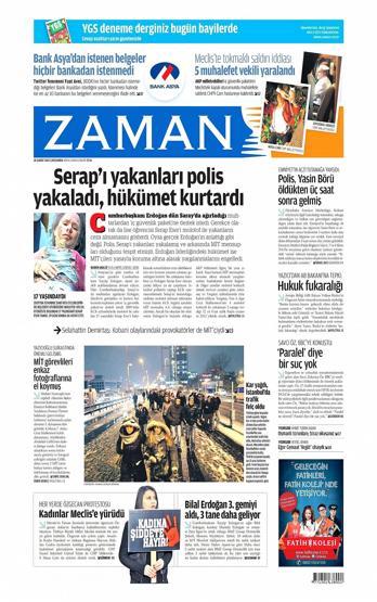 Gazete manşetleri (18 Şubat 2015)