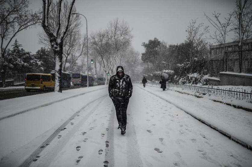 İstanbul beyaza büründü