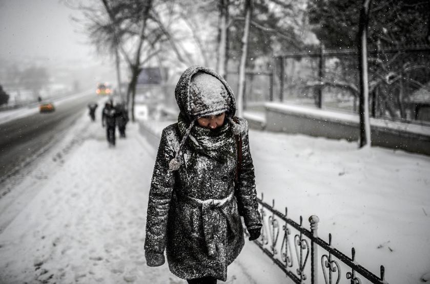 İstanbul beyaza büründü