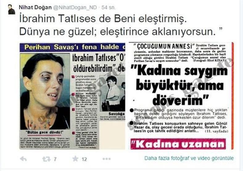 Perihan Savaştan şiddet haberine yanıt