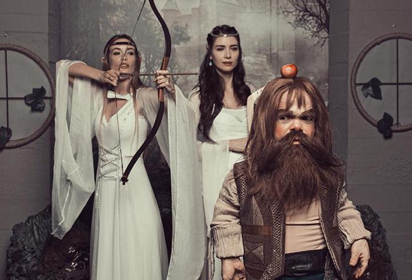 Nefise Karatay ve Gamze Özçelik “Elf” oldu