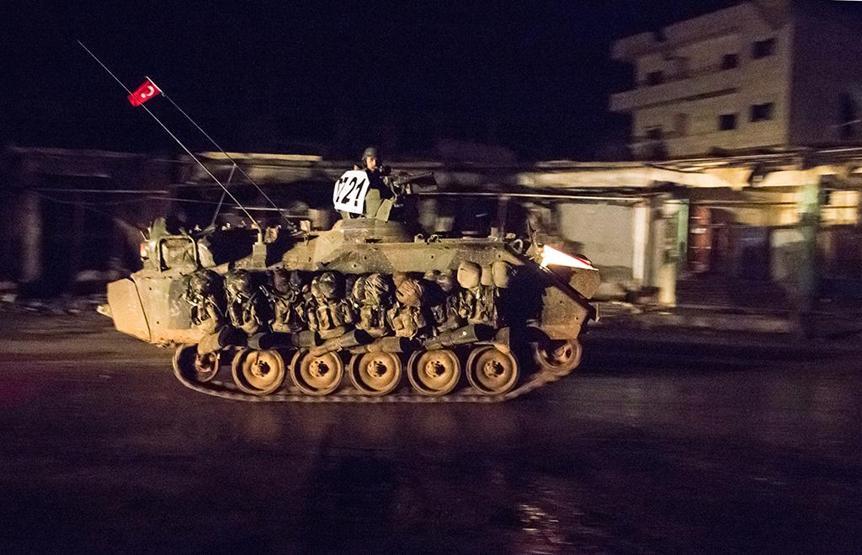 Türkiyenin tankları Kobanide