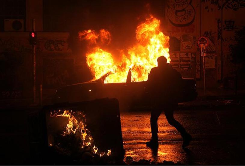 Yunanistanda hükümet karşıtı eylem