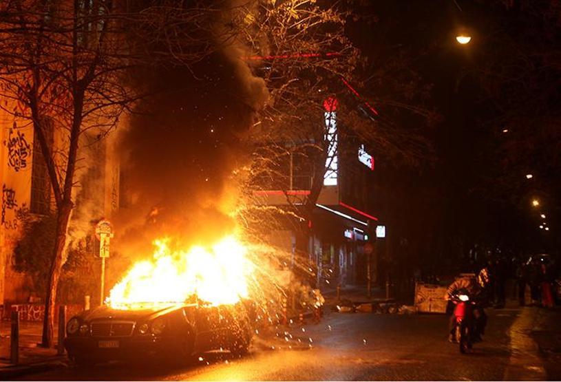 Yunanistanda hükümet karşıtı eylem