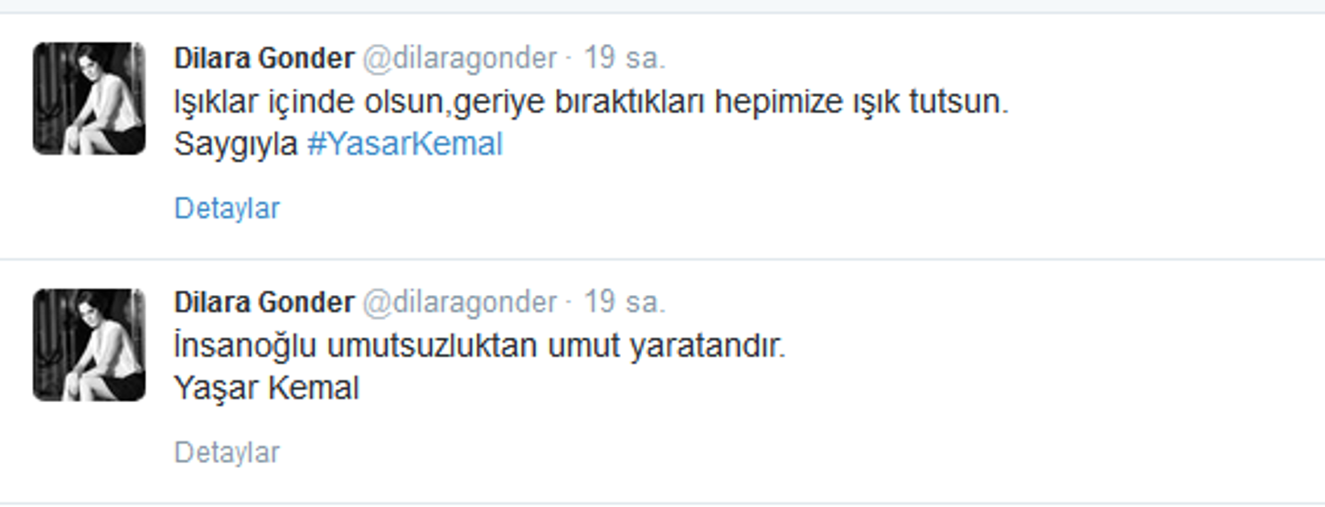 Ünlüler Yaşar Kemal‘e böyle veda etti