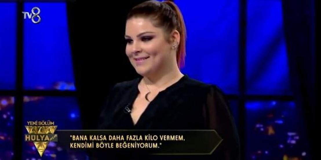 Pelin Öztekin kilo verme sırlarını Hülya Avşara anlattı