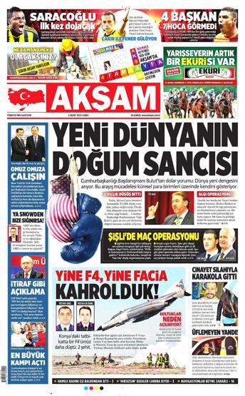 Gazete manşetleri (06.03.2015)