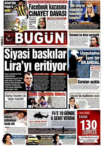 Gazete manşetleri (06.03.2015)