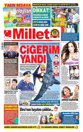 Gazete manşetleri (06.03.2015)