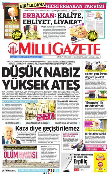 Gazete manşetleri (06.03.2015)