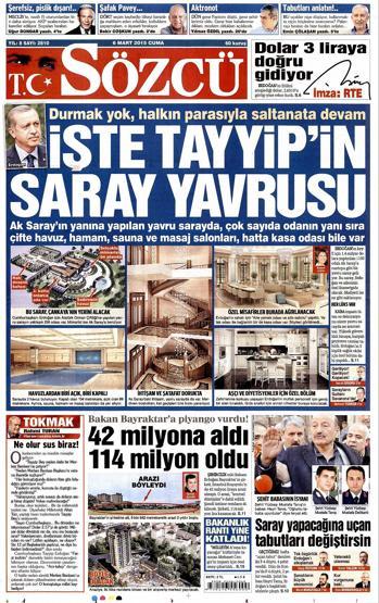 Gazete manşetleri (06.03.2015)