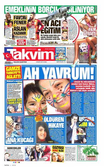 Gazete manşetleri (06.03.2015)