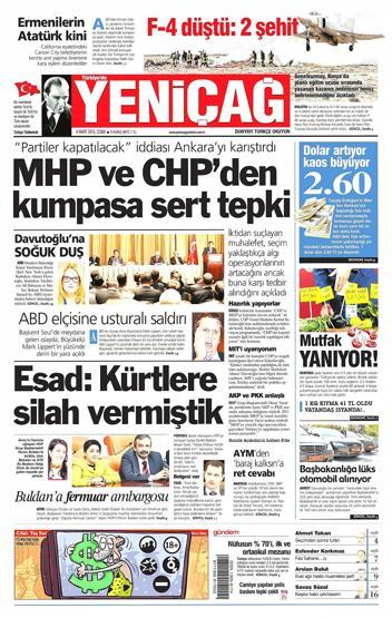 Gazete manşetleri (06.03.2015)