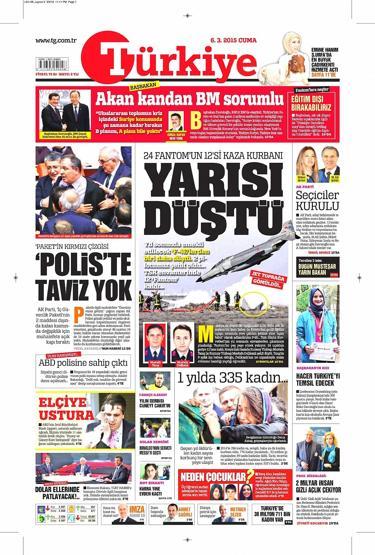 Gazete manşetleri (06.03.2015)