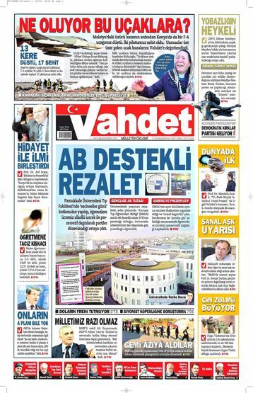 Gazete manşetleri (06.03.2015)