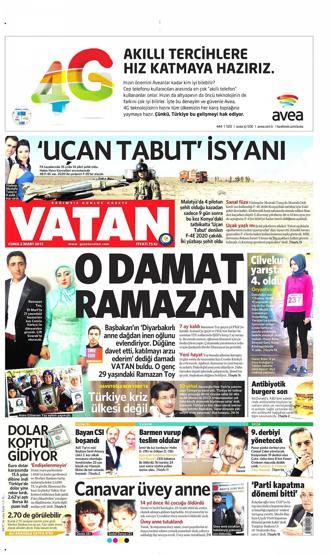 Gazete manşetleri (06.03.2015)