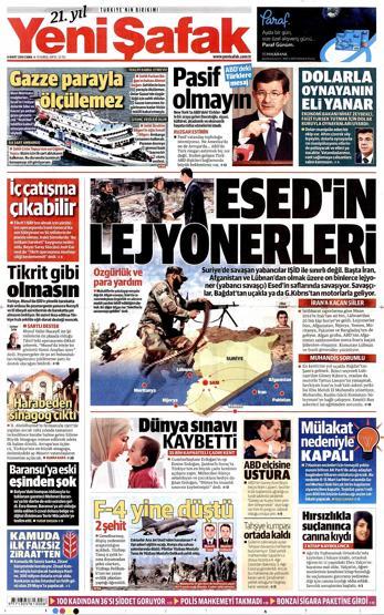 Gazete manşetleri (06.03.2015)