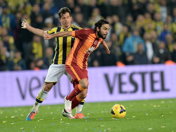 Dev derbiden çarpıcı kareler